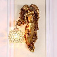 European Style Angel Wall Lamp Led Living Room Background Wall